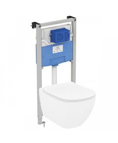 Купить Промо-комплект 3 в 1 подвесной унитаз с инсталляцией Ideal Standard PROSYS TESI AquaBlade® T3868V1 (t3868v1) по цене 51162.01 руб., в Санкт-Петебруге в интернет магазине 100-Систем, а также дургие товары IDEAL STANDARD из раздела Готовые решения и Инсталляции