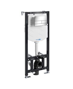 Купить Система инсталляции для унитазов Wasserkraft Aller 10TLT.010.ME.CH04 (10tlt.010.me.ch04) по цене 32251 руб., в Санкт-Петебруге в интернет магазине 100-Систем, а также дургие товары WasserKRAFT из раздела Инсталляции для унитазов и Инсталляции