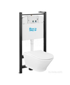 Купить Комплект унитаз с инсталляцией Roca The Gap Round 893105000  (893105000) по цене 44770.32 руб., в Санкт-Петебруге в интернет магазине 100-Систем, а также дургие товары ROCA из раздела Готовые решения и Инсталляции