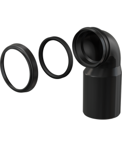 Купить ALCA PLAST Колено стока, комплект 90/110, арт. M906 (m906) по цене 1562 руб., в Санкт-Петебруге в интернет магазине 100-Систем, а также дургие товары AlcaPlast из раздела Комплектующие и Инсталляции