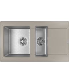 Купить Кухонная мойка КОМБИ 860К (21.410.d0860.305) по цене 28419 руб., в Санкт-Петебруге в интернет магазине 100-Систем, а также дургие товары Florentina из раздела Врезные мойки и Кухонные мойки