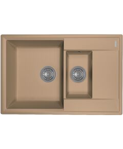 Купить Кухонная мойка КОНСУЛ 760K (23.025.d0760.306) по цене 13468 руб., в Санкт-Петебруге в интернет магазине 100-Систем, а также дургие товары Florentina из раздела Врезные мойки и Кухонные мойки