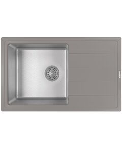 Купить Кухонная мойка КОМБИ 780 (21.395.d0780.307) по цене 21202 руб., в Санкт-Петебруге в интернет магазине 100-Систем, а также дургие товары Florentina из раздела Врезные мойки и Кухонные мойки