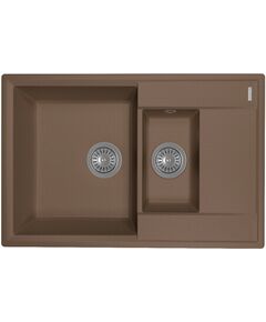 Купить Кухонная мойка КОНСУЛ 760K (23.025.d0760.303) по цене 13468 руб., в Санкт-Петебруге в интернет магазине 100-Систем, а также дургие товары Florentina из раздела Врезные мойки и Кухонные мойки