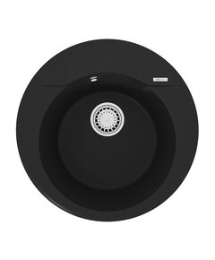 Купить Кухонная мойка Lemark SULA 500 врезная круглая из кварцгранита цвет: Антрацит (9910001) по цене 13750 руб., в Санкт-Петебруге в интернет магазине 100-Систем, а также дургие товары LEMARK из раздела Врезные мойки и Кухонные мойки