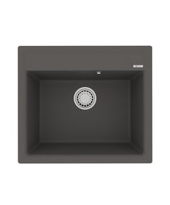 Купить Кухонная мойка Lemark HANKA 570 врезная прямоугольная из кварцгранита цвет: Серый шёлк (9910017) по цене 19790 руб., в Санкт-Петебруге в интернет магазине 100-Систем, а также дургие товары LEMARK из раздела Врезные мойки и Кухонные мойки