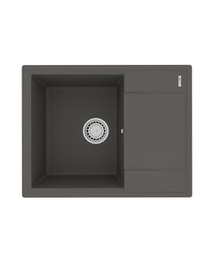 Купить Кухонная мойка Lemark IMANDRA 640 врезная прямоугольная с крылом из кварцгранита цвет: Серый шёлк (9910023) по цене 18260 руб., в Санкт-Петебруге в интернет магазине 100-Систем, а также дургие товары LEMARK из раздела Врезные мойки и Кухонные мойки
