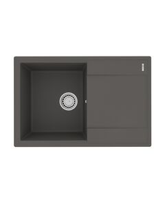 Купить Кухонная мойка Lemark IMANDRA 760 врезная прямоугольная с крылом из кварцгранита цвет: Серый шёлк (9910029) по цене 19090 руб., в Санкт-Петебруге в интернет магазине 100-Систем, а также дургие товары LEMARK из раздела Врезные мойки и Кухонные мойки