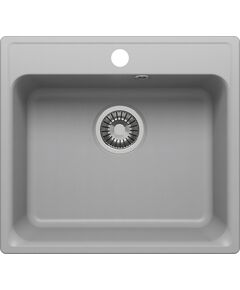 Купить Кухонная мойка QUARTZBOND BOND-530, Дым (688254) по цене 5400 руб., в Санкт-Петебруге в интернет магазине 100-Систем, а также дургие товары QUARTZBOND из раздела Врезные мойки и Кухонные мойки