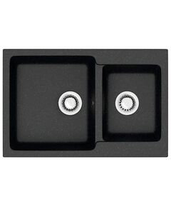 Купить AZARIO кухонная мойка Grand (765х500х190) Черный  (cs00079903) по цене 8113.5 руб., в Санкт-Петебруге в интернет магазине 100-Систем, а также дургие товары Azario из раздела Двойные мойки и Кухонные мойки