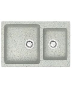 Купить AZARIO кухонная мойка Grand (765х500х190) Светло серый  (cs00079906) по цене 8113.5 руб., в Санкт-Петебруге в интернет магазине 100-Систем, а также дургие товары Azario из раздела Двойные мойки и Кухонные мойки