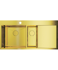 Купить Кухонная мойка Omoikiri Akisame 100-2-LG-L (4973089) по цене 98888 руб., в Санкт-Петебруге в интернет магазине 100-Систем, а также дургие товары Omoikiri из раздела Двойные мойки и Кухонные мойки