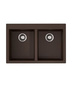 Купить Кухонная мойка Omoikiri Bosen 80-2-DC Tetogranit/темный шоколад (4993840) по цене 36288 руб., в Санкт-Петебруге в интернет магазине 100-Систем, а также дургие товары Omoikiri из раздела Двойные мойки и Кухонные мойки