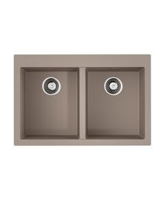 Купить Кухонная мойка Omoikiri Bosen 80-2-SA 4993838 Бежевая (4993838) по цене 47588 руб., в Санкт-Петебруге в интернет магазине 100-Систем, а также дургие товары Omoikiri из раздела Двойные мойки и Кухонные мойки