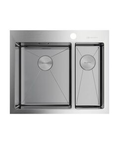 Купить Кухонная мойка Omoikiri Akisame 60-2-IN-L (4993775) по цене 65888 руб., в Санкт-Петебруге в интернет магазине 100-Систем, а также дургие товары Omoikiri из раздела Двойные мойки и Кухонные мойки
