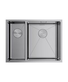 Купить Кухонная мойка Omoikiri Taki 58-2-U/IF-IN-R 4993767 Нержавеющая сталь (4993767) по цене 55388 руб., в Санкт-Петебруге в интернет магазине 100-Систем, а также дургие товары Omoikiri из раздела Интегрированные мойки и Кухонные мойки