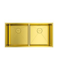 Купить Кухонная мойка Omoikiri Taki 86-2-U/IF-LG 4993792 Светлое золото (4993792) по цене 69288 руб., в Санкт-Петебруге в интернет магазине 100-Систем, а также дургие товары Omoikiri из раздела Двойные мойки и Кухонные мойки