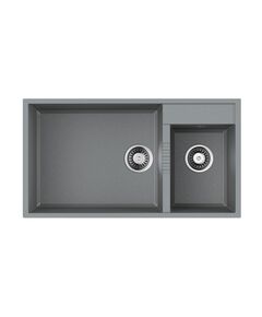 Купить Кухонная мойка Omoikiri Tedori 85-2-U-GR Tetogranit/leningrad grey (4993542) по цене 46488 руб., в Санкт-Петебруге в интернет магазине 100-Систем, а также дургие товары Omoikiri из раздела Двойные мойки и Кухонные мойки