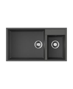 Купить Кухонная мойка Omoikiri Tedori 85-2-U-PL 4993947 Платина (4993947) по цене 46488 руб., в Санкт-Петебруге в интернет магазине 100-Систем, а также дургие товары Omoikiri из раздела Двойные мойки и Кухонные мойки