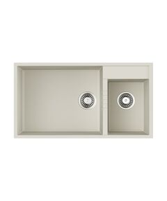 Купить Кухонная мойка Omoikiri Tedori 85-2-U-WH 4993943 Белый (4993943) по цене 46488 руб., в Санкт-Петебруге в интернет магазине 100-Систем, а также дургие товары Omoikiri из раздела Двойные мойки и Кухонные мойки