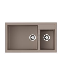 Купить Кухонная мойка Omoikiri Tedori 86-2-LB-SA Tetogranit/бежевый (4993934) по цене 53188 руб., в Санкт-Петебруге в интернет магазине 100-Систем, а также дургие товары Omoikiri из раздела Двойные мойки и Кухонные мойки