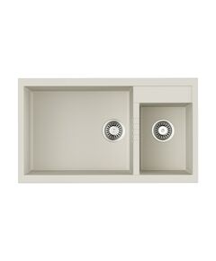 Купить Кухонная мойка Omoikiri Tedori 86-2-LB-WH Tetogranit/белый (4993935) по цене 53188 руб., в Санкт-Петебруге в интернет магазине 100-Систем, а также дургие товары Omoikiri из раздела Двойные мойки и Кухонные мойки