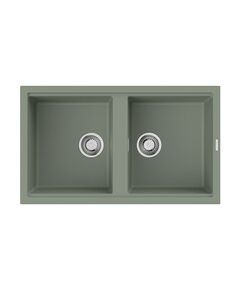 Купить Кухонная мойка Omoikiri Kitagawa 86-2-WG Artceramic/wind green (4993731) по цене 70888 руб., в Санкт-Петебруге в интернет магазине 100-Систем, а также дургие товары Omoikiri из раздела Двойные мойки и Кухонные мойки