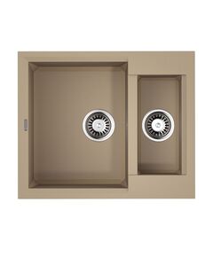 Купить Кухонная мойка Omoikiri Sakaime 60-2-CH Tetogranit/шампань (4993913) по цене 28488 руб., в Санкт-Петебруге в интернет магазине 100-Систем, а также дургие товары Omoikiri из раздела Двойные мойки и Кухонные мойки
