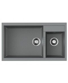 Купить Кухонная мойка Omoikiri Tedori 86-2-LB-GR Tetogranit/leningrad grey (4993573) по цене 53188 руб., в Санкт-Петебруге в интернет магазине 100-Систем, а также дургие товары Omoikiri из раздела Двойные мойки и Кухонные мойки