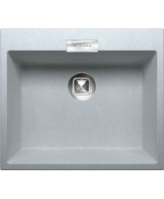 Купить Кухонная каменная мойка TOLERO Loft TL-580 серая металлик (473615) по цене 11900 руб., в Санкт-Петебруге в интернет магазине 100-Систем, а также дургие товары TOLERO из раздела Накладные мойки и Кухонные мойки