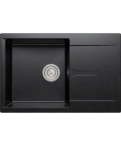 Купить Кухонная каменная мойка Polygran GALS-760 черная (290587) по цене 8700 руб., в Санкт-Петебруге в интернет магазине 100-Систем, а также дургие товары POLYGRAN из раздела Накладные мойки и Кухонные мойки