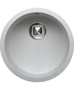 Купить Кухонная каменная мойка TOLERO Classic R-104 серая металлик (067241) по цене 6600 руб., в Санкт-Петебруге в интернет магазине 100-Систем, а также дургие товары TOLERO из раздела Накладные мойки и Кухонные мойки