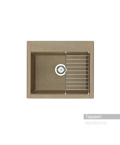 Купить Мойка для кухни из литого мрамора AQUATON Делия 60 прямоугольная терракотовая 1A715232LD270 (1a715232ld270) по цене 9620.2 руб., в Санкт-Петебруге в интернет магазине 100-Систем, а также дургие товары AQUATON из раздела Накладные мойки и Кухонные мойки