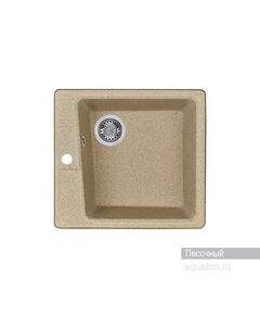 Купить Мойка для кухни из литого мрамора AQUATON Парма квадратная песочная 1A713032PM220 (1a713032pm220) по цене 9156.7 руб., в Санкт-Петебруге в интернет магазине 100-Систем, а также дургие товары AQUATON из раздела Накладные мойки и Кухонные мойки