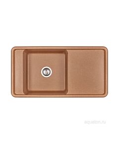 Купить Мойка для кухни из литого мрамора AQUATON Беллис 97 терракотовый 1A725132BS270 (1a725132bs270) по цене 18632.7 руб., в Санкт-Петебруге в интернет магазине 100-Систем, а также дургие товары AQUATON из раздела Накладные мойки и Кухонные мойки