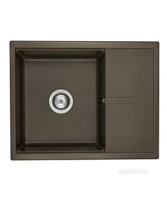 Купить Мойка для кухни из литого мрамора AQUATON Делия 65 кофе 1A718632DE280 (1a718632de280) по цене 9826.2 руб., в Санкт-Петебруге в интернет магазине 100-Систем, а также дургие товары AQUATON из раздела Накладные мойки и Кухонные мойки