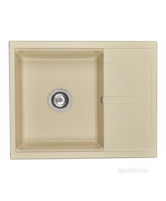 Купить Мойка для кухни из литого мрамора AQUATON Делия 65 шампань 1A718632DE290 (1a718632de290) по цене 9826.2 руб., в Санкт-Петебруге в интернет магазине 100-Систем, а также дургие товары AQUATON из раздела Накладные мойки и Кухонные мойки