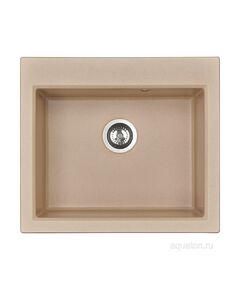 Купить Мойка для кухни из литого мрамора AQUATON Линеа 58 латте 1A733032LW260 (1a733032lw260) по цене 10392.7 руб., в Санкт-Петебруге в интернет магазине 100-Систем, а также дургие товары AQUATON из раздела Накладные мойки и Кухонные мойки