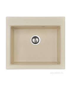 Купить Мойка для кухни из литого мрамора AQUATON Линеа 58 шампань 1A733032LW290 (1a733032lw290) по цене 10392.7 руб., в Санкт-Петебруге в интернет магазине 100-Систем, а также дургие товары AQUATON из раздела Накладные мойки и Кухонные мойки