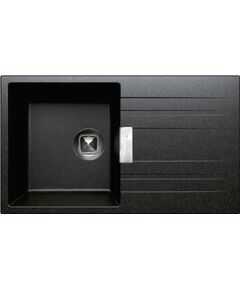 Купить Кухонная каменная мойка TOLERO Loft TL-750 черная (473745) по цене 12300 руб., в Санкт-Петебруге в интернет магазине 100-Систем, а также дургие товары TOLERO из раздела Накладные мойки и Кухонные мойки