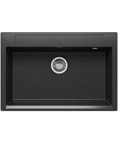 Купить Кухонная каменная мойка Polygran ARGO-760 черная (575882) по цене 10100 руб., в Санкт-Петебруге в интернет магазине 100-Систем, а также дургие товары POLYGRAN из раздела Накладные мойки и Кухонные мойки