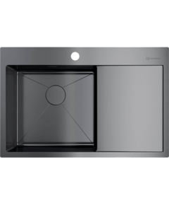 Купить Кухонная мойка Omoikiri Akisame 78-GM-L (4973099) по цене 68788 руб., в Санкт-Петебруге в интернет магазине 100-Систем, а также дургие товары Omoikiri из раздела Накладные мойки и Кухонные мойки