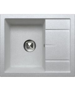 Купить Кухонная каменная мойка TOLERO Classic R-107 серая металлик (825040) по цене 9400 руб., в Санкт-Петебруге в интернет магазине 100-Систем, а также дургие товары TOLERO из раздела Накладные мойки и Кухонные мойки