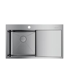 Купить Кухонная мойка Omoikiri Akisame 86-IN-L (4993760) по цене 59388 руб., в Санкт-Петебруге в интернет магазине 100-Систем, а также дургие товары Omoikiri из раздела Накладные мойки и Кухонные мойки