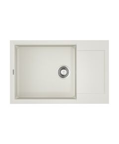 Купить Кухонная мойка Omoikiri Sakaime 78-LB-WH 4993903 Белая (4993903) по цене 37188 руб., в Санкт-Петебруге в интернет магазине 100-Систем, а также дургие товары Omoikiri из раздела Накладные мойки и Кухонные мойки