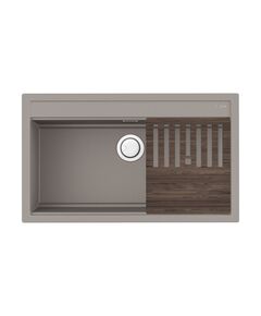 Купить Кухонная мойка Omoikiri Kitagawa 86-LB-GR Artceramic/leningrad grey   (4993796) по цене 84888 руб., в Санкт-Петебруге в интернет магазине 100-Систем, а также дургие товары Omoikiri из раздела Накладные мойки и Кухонные мойки