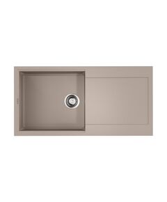 Купить Кухонная мойка Omoikiri Sakaime 100-SA Tetogranit/бежевый (4993886) по цене 41788 руб., в Санкт-Петебруге в интернет магазине 100-Систем, а также дургие товары Omoikiri из раздела Накладные мойки и Кухонные мойки