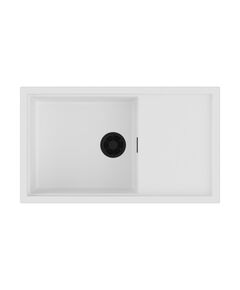 Купить Кухонная мойка Sintesi 86-WH Artceramic/белый (4997131) по цене 69788 руб., в Санкт-Петебруге в интернет магазине 100-Систем, а также дургие товары Omoikiri из раздела Накладные мойки и Кухонные мойки