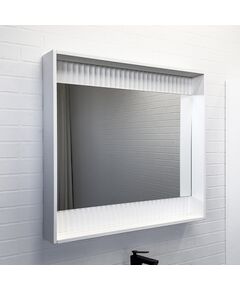 Купить COMFORTY. Зеркало-короб "Марсель-90" белый матовый, LED-подсветка, бесконтактный сенсор (00-00013685cf) по цене 29700 руб., в Санкт-Петебруге в интернет магазине 100-Систем, а также дургие товары COMFORTY из раздела Зеркала и Мебель для ванной комнаты