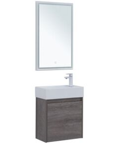 Купить Мебель для ванной Aquanet Nova Lite 50 дуб рошелье (с дверецей) (00302529) по цене 32144 руб., в Санкт-Петебруге в интернет магазине 100-Систем, а также дургие товары AQUANET из раздела Готовые решения для ванной комнаты и Мебель для ванной комнаты